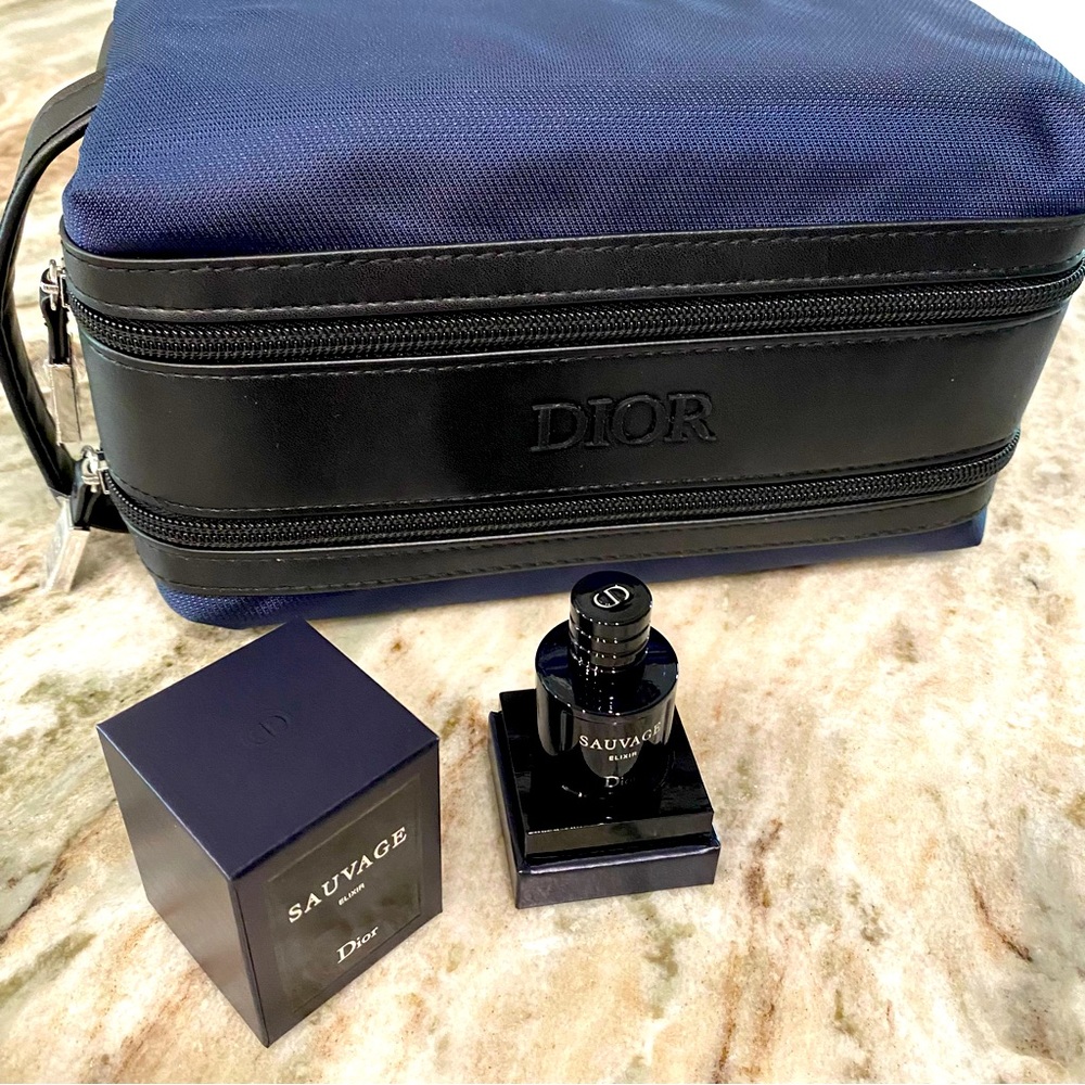Dior Toiletry Case Dopp Kit Shaving Bag BNWT